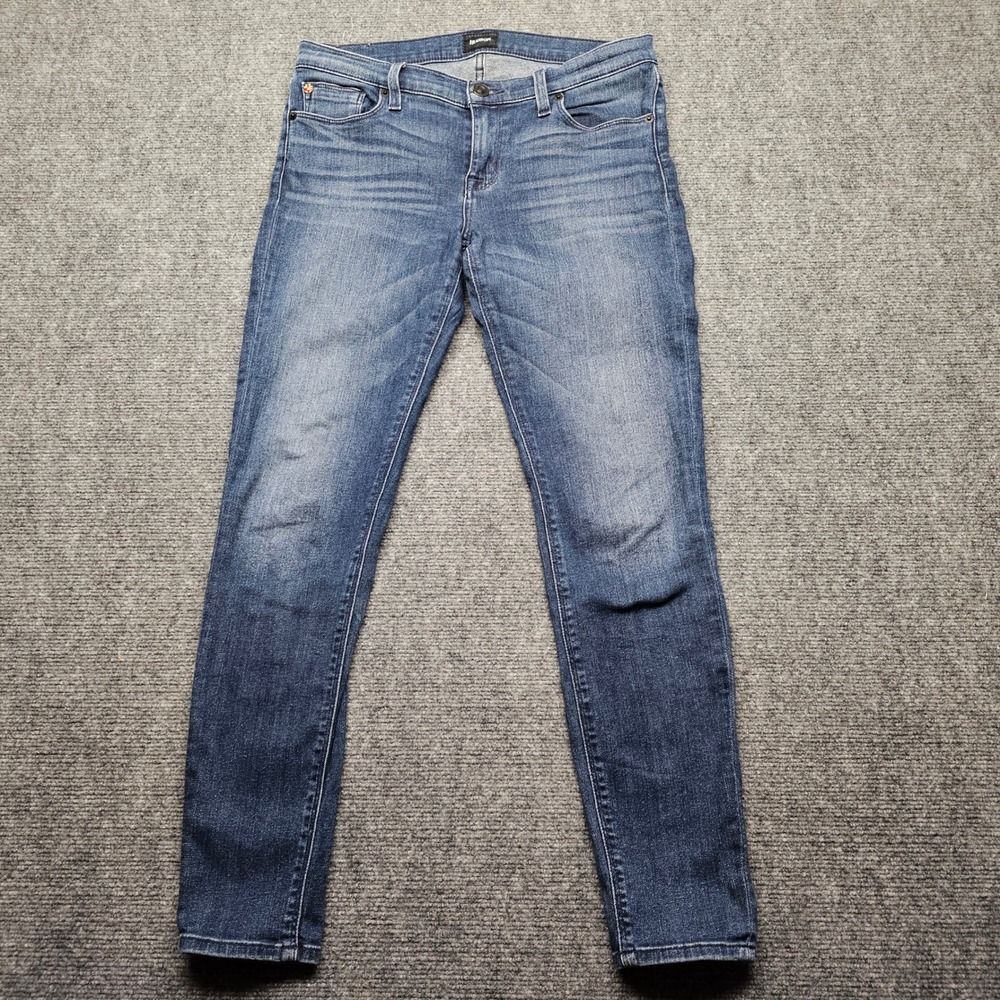 Hudson Krista Super Skinny Jeans Womens 28 Blue Ango Wash NW407ZBA Stretch Denim